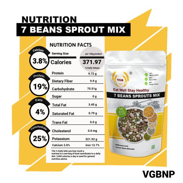 VGBNP Natural & Healthy 7 Beans Sprout Mix ( Sprouting mix) Sprout bean