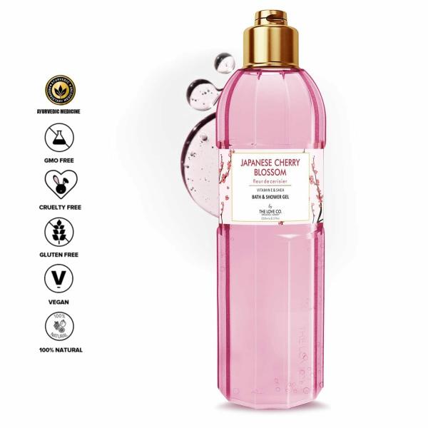 The Love Co. Japanese Cherry Blossom Body Wash 250ml JioMart
