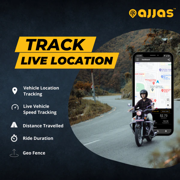 Ajjas Pro WaterProof GPS Tracker for Bike, Car with AntiTheft
