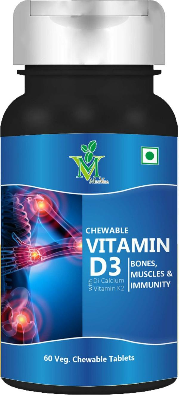 Mint Veda Vitamin D3 Chewable Tablets 60 Tablets JioMart