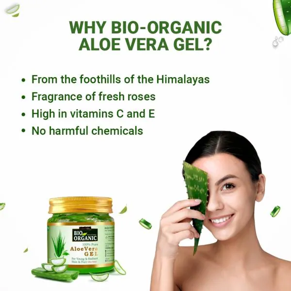 Indus Valley 100% Pure Natural & Organic Aloe Vera Gel For Skin & Hair Care  -175ml - JioMart