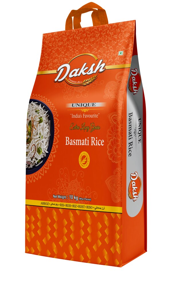 DAKSH LONG GRAIN BASMATI UNIQUE RICE 10KG JioMart