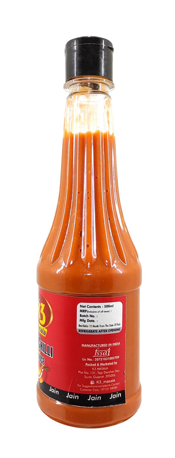 K3 Masala Jain Sauce With No Onion/Garlic Red Chilli Sauce/Catchup