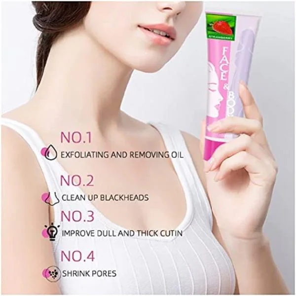 ShopiMoz Pack of 2 Heng Fang Day Face & Body Petty Cream Scrub Gel