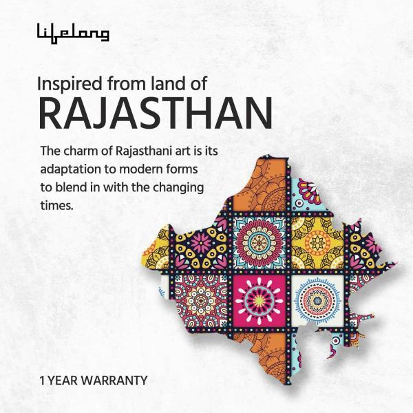 Lifelong Mystical LLWS63 Weighing Scale (Indian Cultural Series