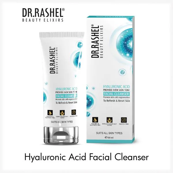 DR. RASHEL HYALURONIC ACID FACIAL CLEANSER PROVIDE EVEN SKIN TONE
