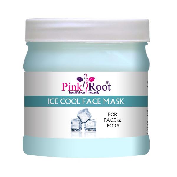 Pink Root Men and Women Ice Cool Face Mask Glowing Skin Dm Water and