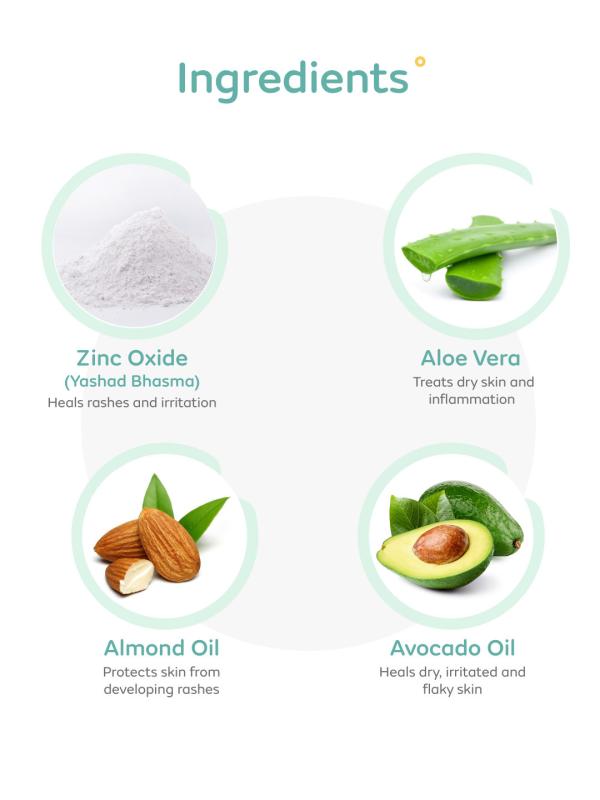 Mylo Care Natural Diaper Rash Cream with Aloe Vera, Almond Oil & Vitamin E 50 gm JioMart