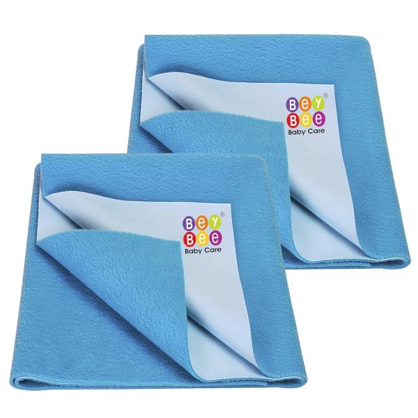 BeyBee Firoza Baby Bed Protector Sheet 100 cm x 140 cm (Set of 2) JioMart