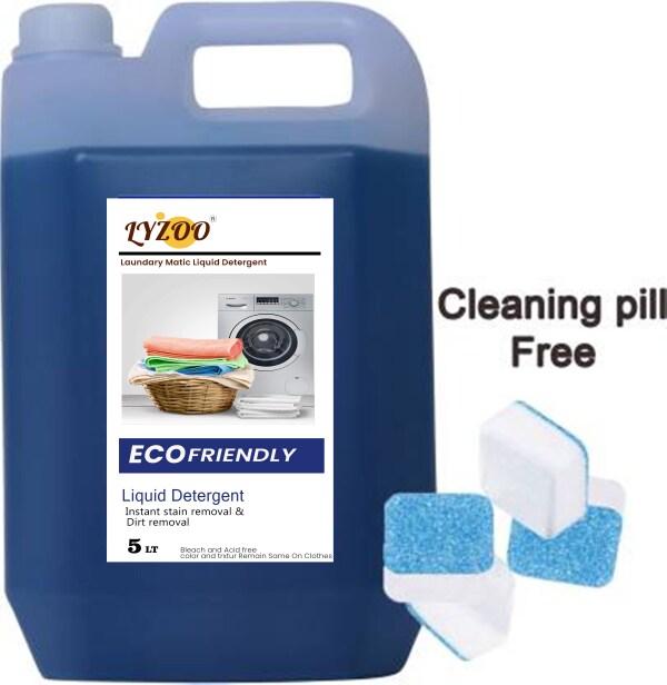 LYZOO Washing Machine Top And Front Load MultiFragrance Detergent 5 lt