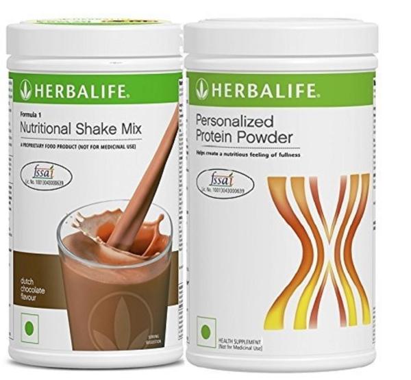 HERBALIFE NUTRITION 1 Nutritional Shake Mix with Personalized Protein Powder, Dutch Chocolate
