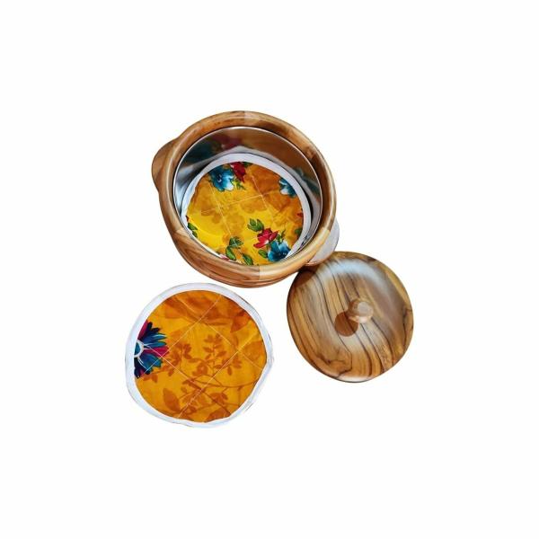 SVK DREAM Wooden Chappati Box, Roti Box, Paratha, Puri Box Wooden