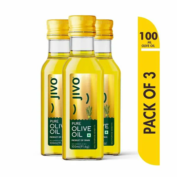 Jivo Pure Olive Oil 100ML (Pack of 3) JioMart
