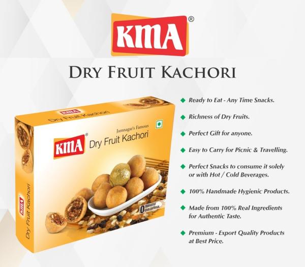 KMA Dry Fruit Kachori Jamnagar's famous Kachori 600g Pack Of 2 x