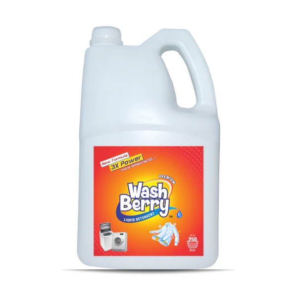 Washberry Advance Clean Matic Liquid Detergent 5 L for Top Load and