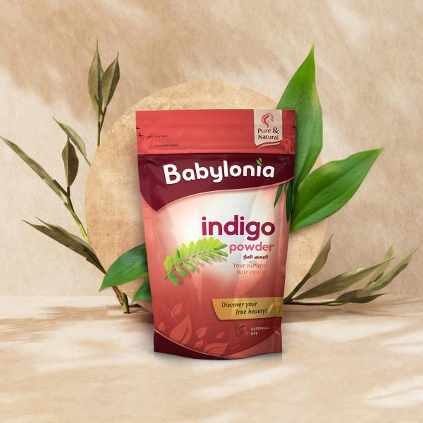 Babylonia Indigo Neeli Avuri Powder for Black Hair colour, 100g (Pack