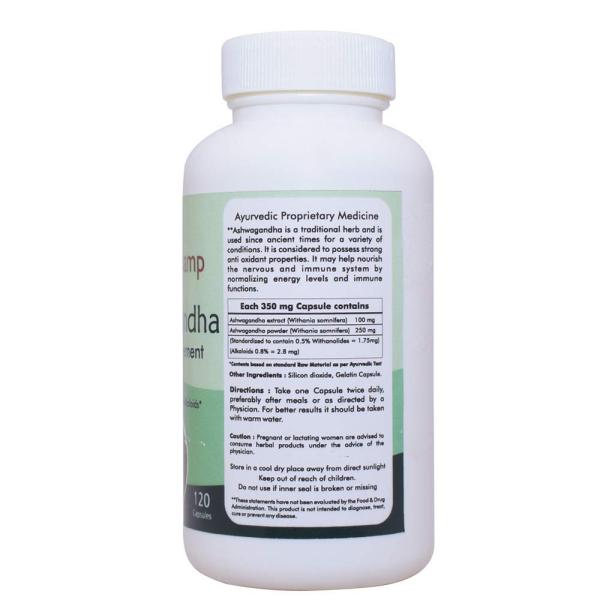 Ayur Champ Ashwagandha Capsules 240 mg 120 Capsules JioMart
