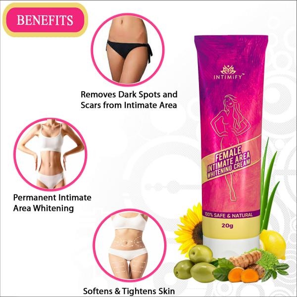 Intimify Female Intimate Area Whitening Cream for Intimate Area