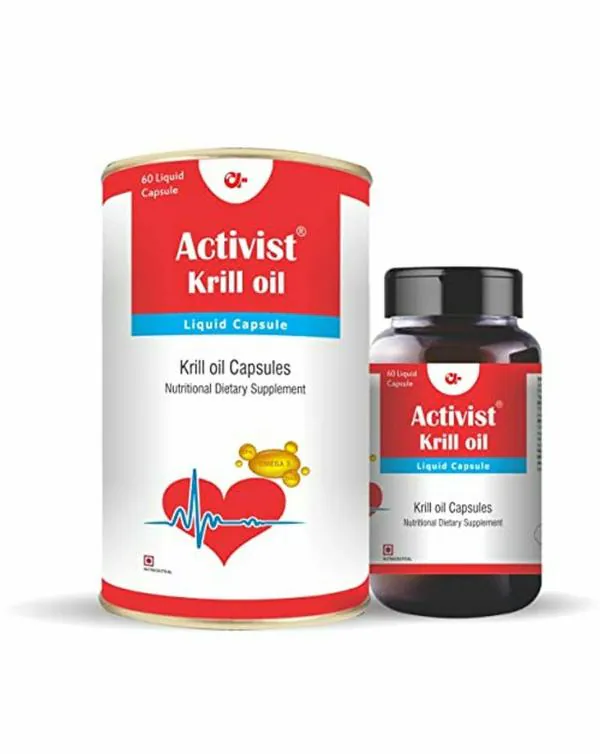 Activist Krill Oil Capsule Reducing Arthritis and Joint Pain 60
