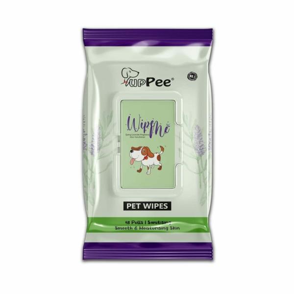 PUPPEE WIPE ME 100 Biodegradable Fabric Wet Wipes for Dogs & Cats
