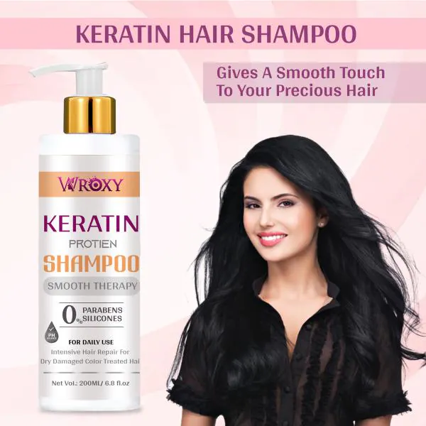 Keratin Protien Smooth Shampoo and Keratin Protein Smooth Conditioner for  Damage Repair Hair, Smoothening (200ML + 200ML) (PACK OF 2) - JioMart