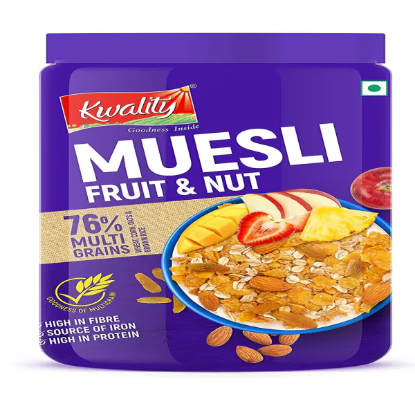 Kwality Muesli Fruit n Nut 1kg Jar JioMart