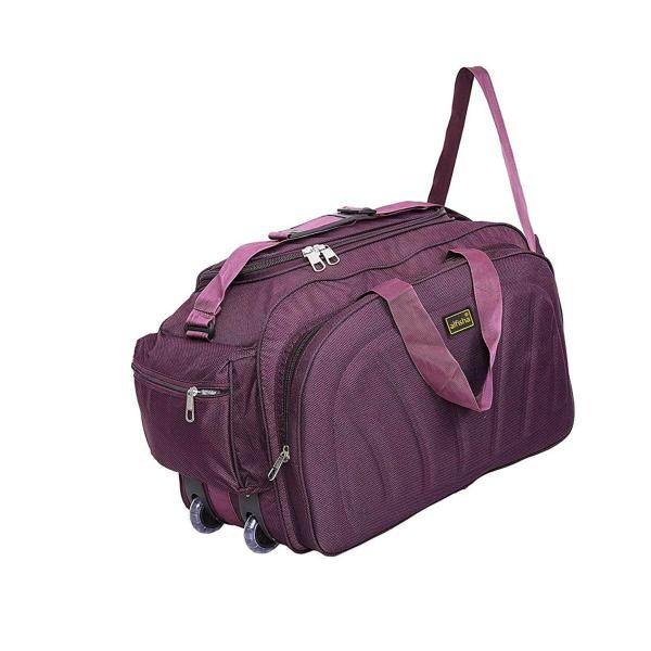 Alfisha Purple Waterproof Lightweight Luggage Travel Duffel Bag With