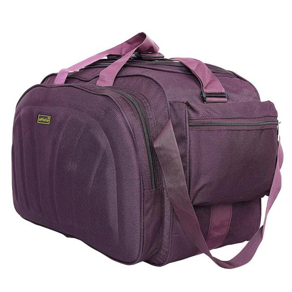 Alfisha Purple Waterproof Lightweight Luggage Travel Duffel Bag With
