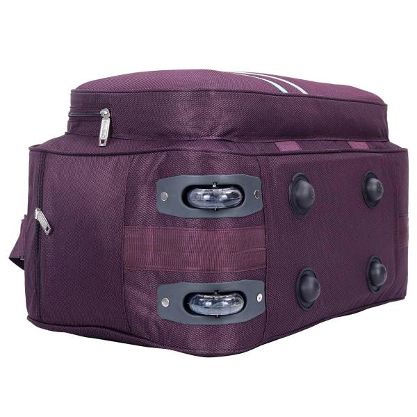 Alfisha Purple Waterproof Lightweight Luggage Travel Duffel Bag With
