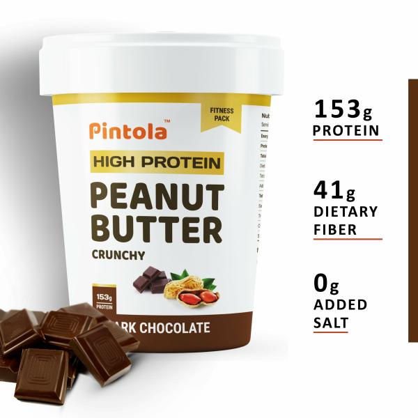 Pintola HIGH Protein Peanut Butter (Dark Chocolate) (Crunchy) 510g