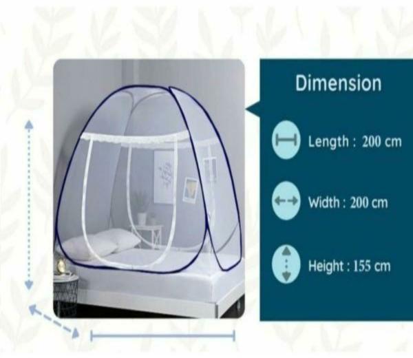 EPiRY Mosquito Net For Double Bed & King Size Foldable Adults