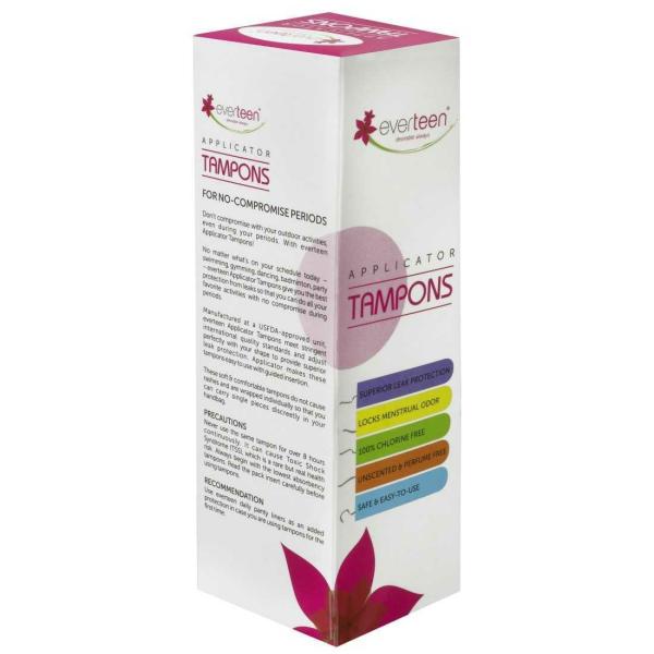 everteen Lite Applicator Tampons 2 Packs (8pcs Each) for light flow