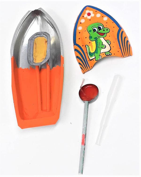 Kuhu Creations Orange Practical Science Learning Water Toys Dinosaur