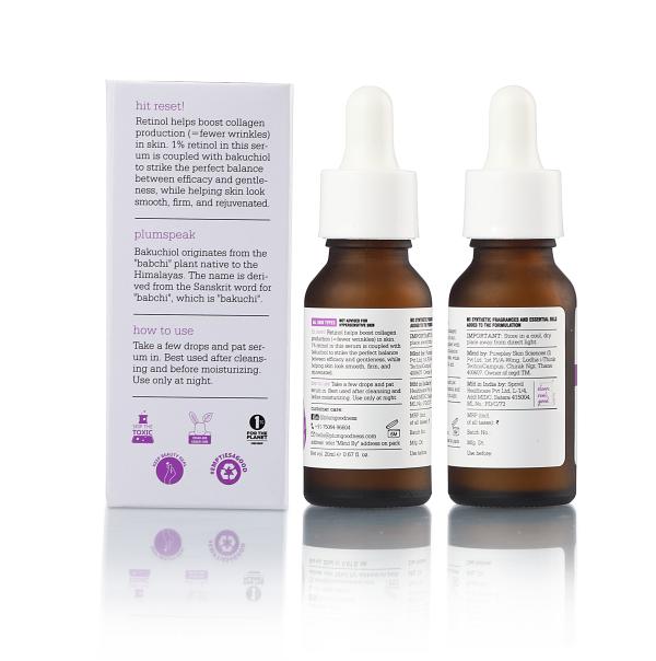 Plum 1 Retinol Face Serum with Bakuchiol 20 ml JioMart