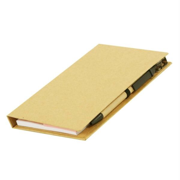 Lakeer Eco Friendly Writting Notepad Memo Pad with Sticky Notes, Clip