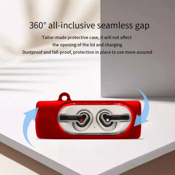 Inclu Silicone Front And Back Case With Keychain For Nothing Ear (Stick