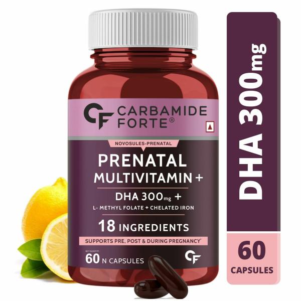 Carbamide Forte Prenatal Multivitamin Capsules 60 Tabs JioMart