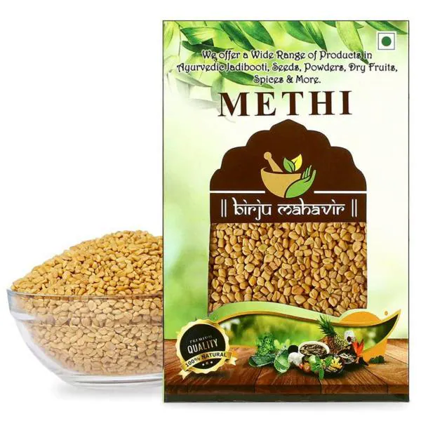 BrijBooti Meethi Seed Fenugreek Seeds Natural Dried Fenugreek