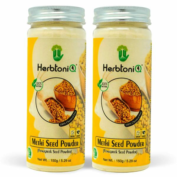 HerbtoniQ 100 Natural Methi Seed Powder(Fenugreek Seed Powder) For