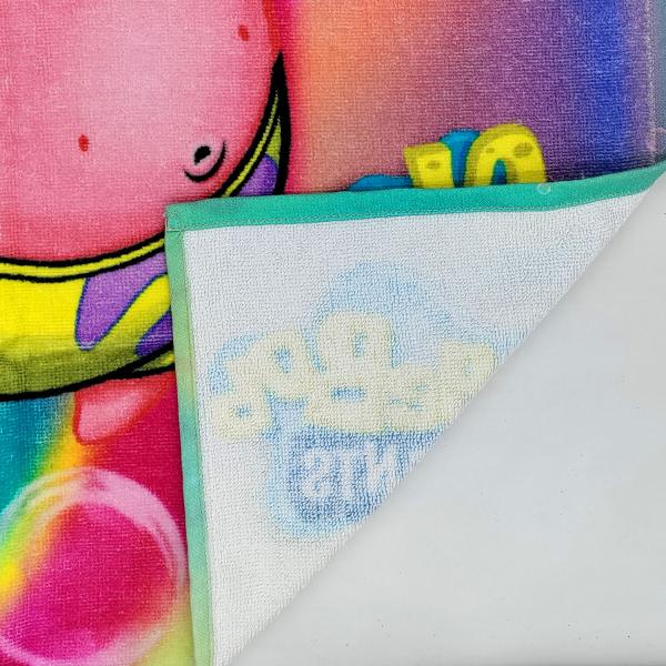 Sassoon Nickelodeon Spongebob Cotton Kids Bath Towel in 400 GSM 60 cm