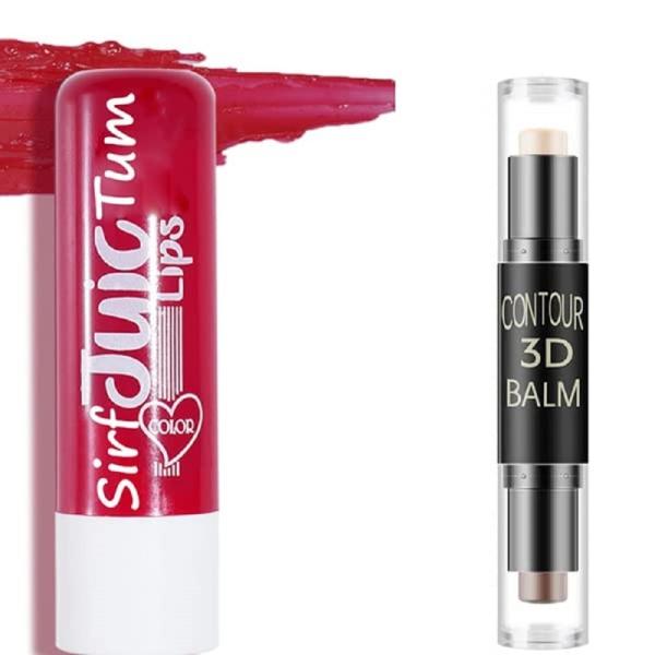 SIRF TUM 7 Contour Stick Highlighter Lip Balm For Women & Girls JioMart