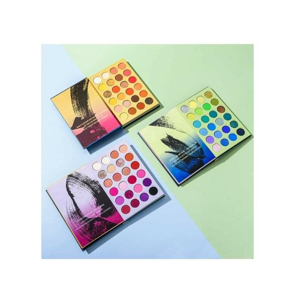 HUDA GIRL 72 Color Press Eyeshadow Palette Book Shadow Palette Glitter Matte Shimmer Natural