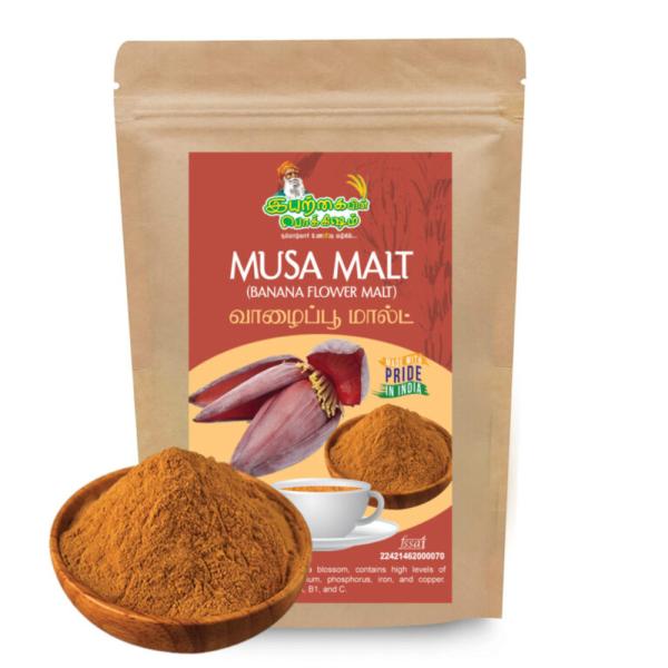 Iyarkkayin pokkisham's Musa Malt Banana Flower Malt 500g JioMart
