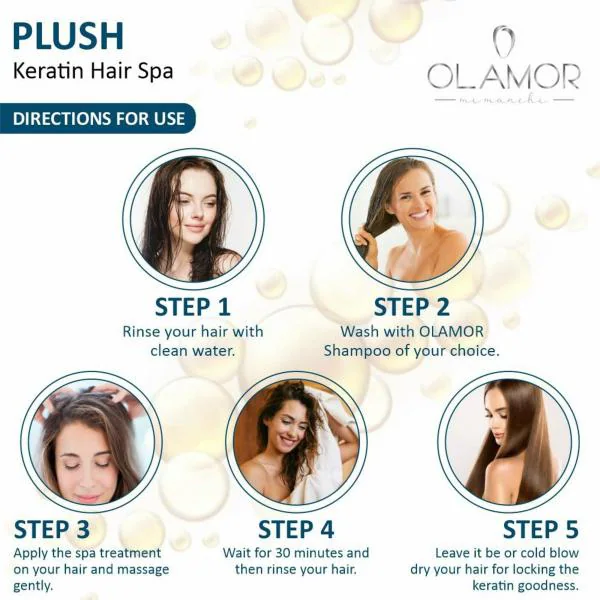 Olamor Plush Keratin Hair Spa Treatment - 500 g - JioMart