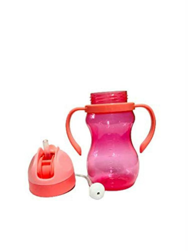 Nabhya Green Plastic Flask Bottle 350 Milliliters (Pack of 2) JioMart