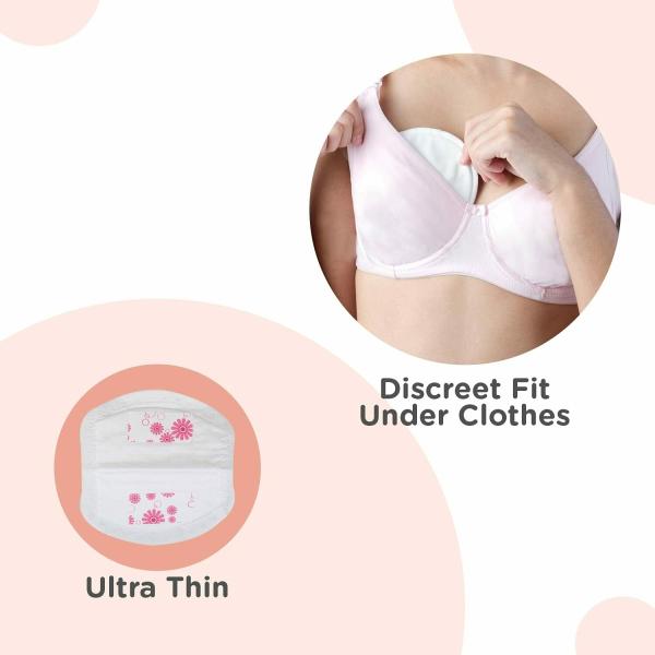 Mee Mee Ultra Thin Super Absorbent Disposable Nursing Breast Pads 20+4 Pads free (24 Pads) JioMart