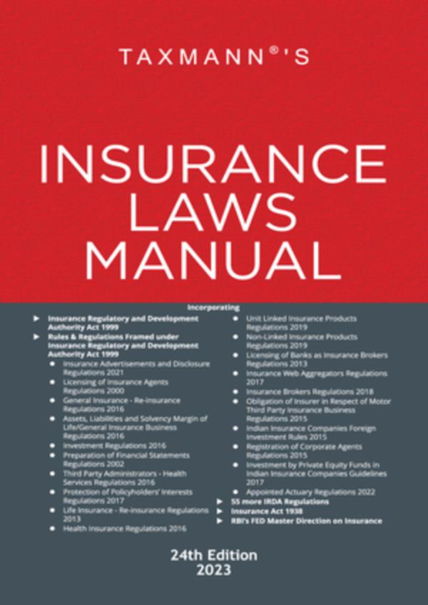 Taxmann's Insurance Laws Manual JioMart