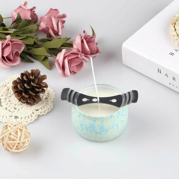 AuraDecor Stainless steel Wick Holder For Candle Making (Pack of 10
