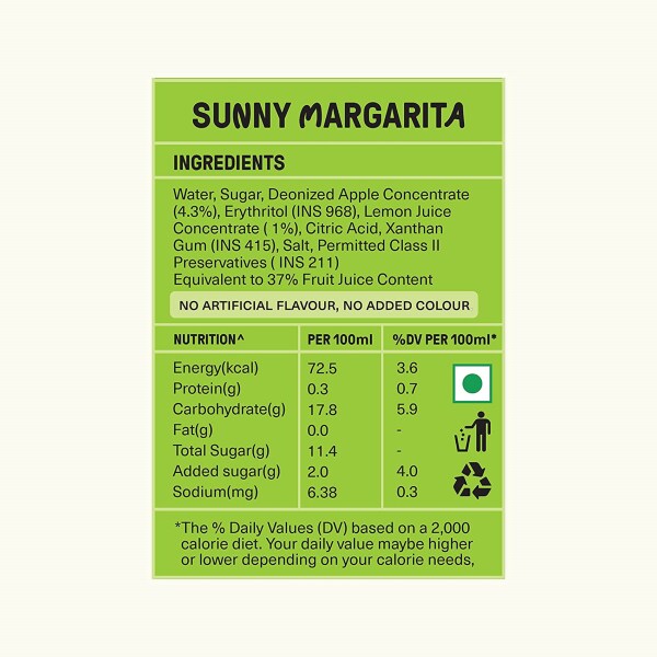 Tipsy Tiger Sunny Margarita with Meyer Lemon, FussFree Cocktail Mixer