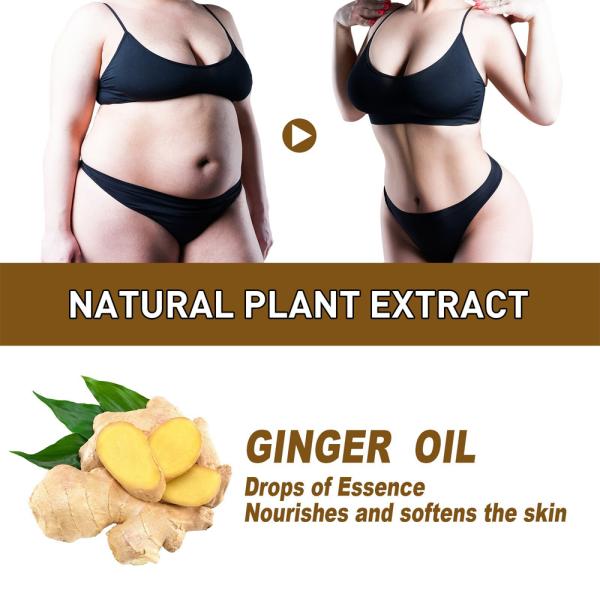 KURAIY 100 Pure One Ginger Oil Slimming Lymphatic Drainage Weight Loss